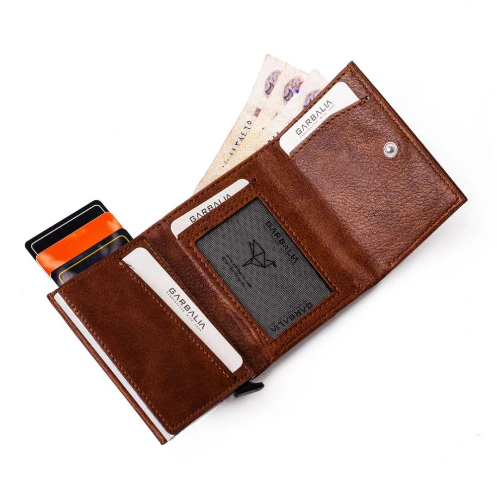 Garbalia Donetsk Automatic Mechanism Card Holder Wallet - Accessories