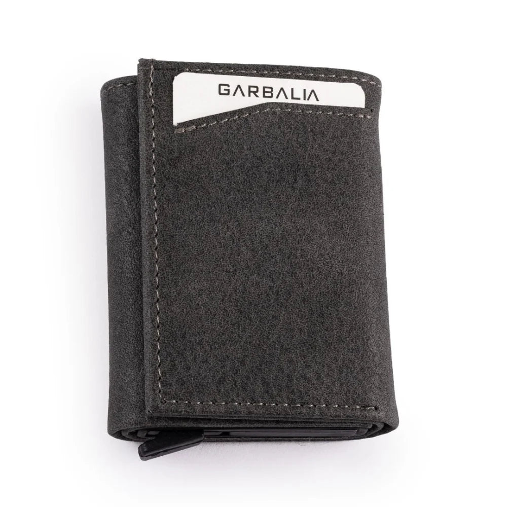 Garbalia Donetsk Automatic Mechanism Card Holder Wallet - Gray