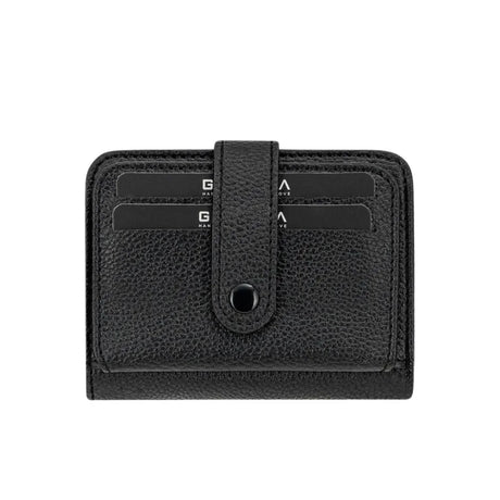 Garbalia Pedras Slim Design Unisex Card Holder Wallet - Black