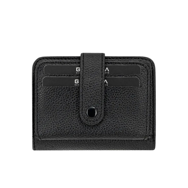 Garbalia Pedras Slim Design Unisex Card Holder Wallet - Black