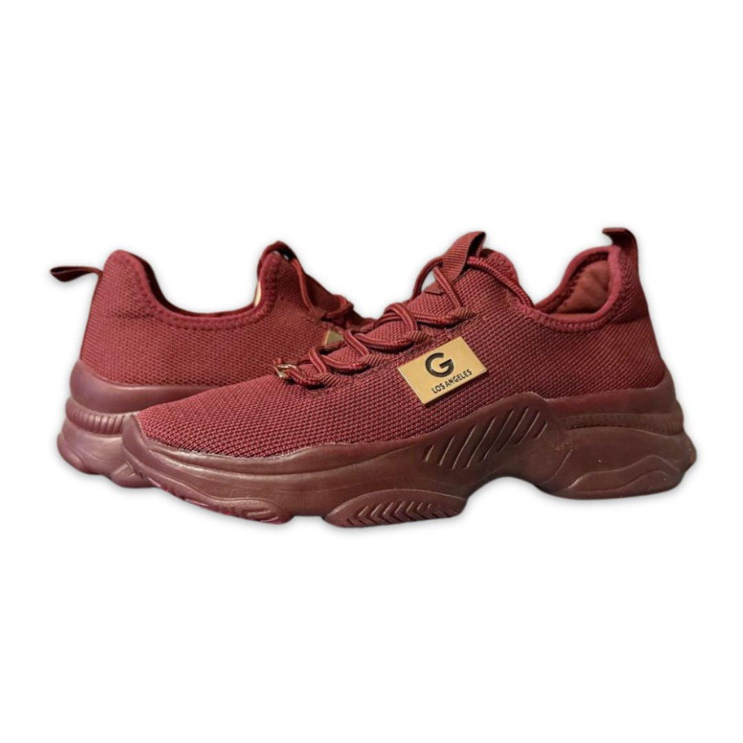 GBG Los Angeles Kensy Sneakers Women - MRN - Maroon / 36