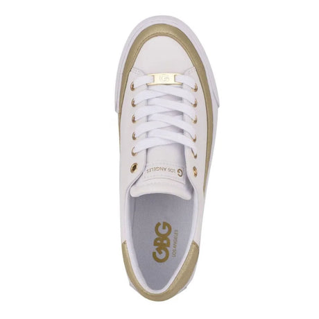 GBG Los Angeles Meekie Sneakers Women - WHTGLD