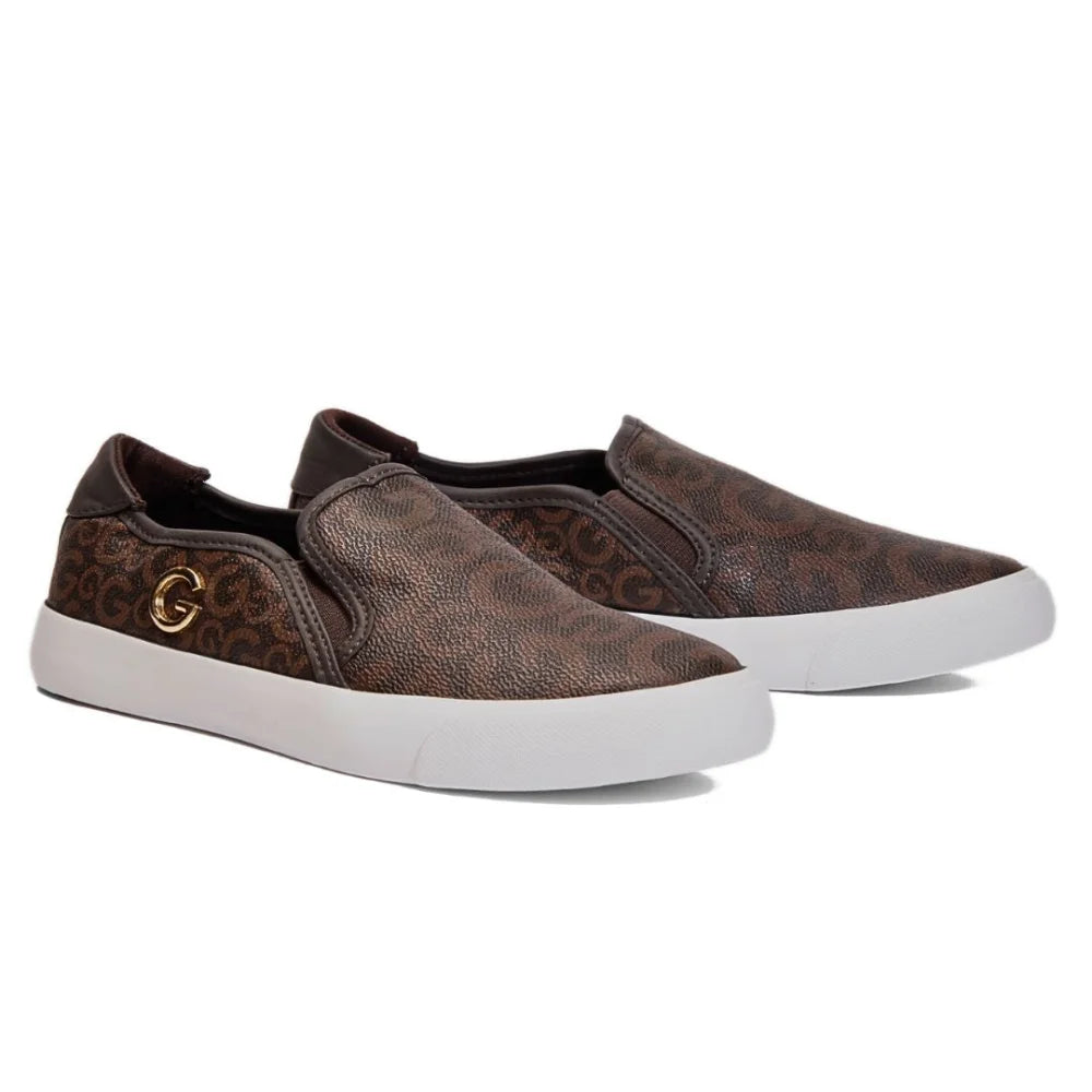 GBG Los Angeles Oak 4 Slip On Sneakers Women - BRN