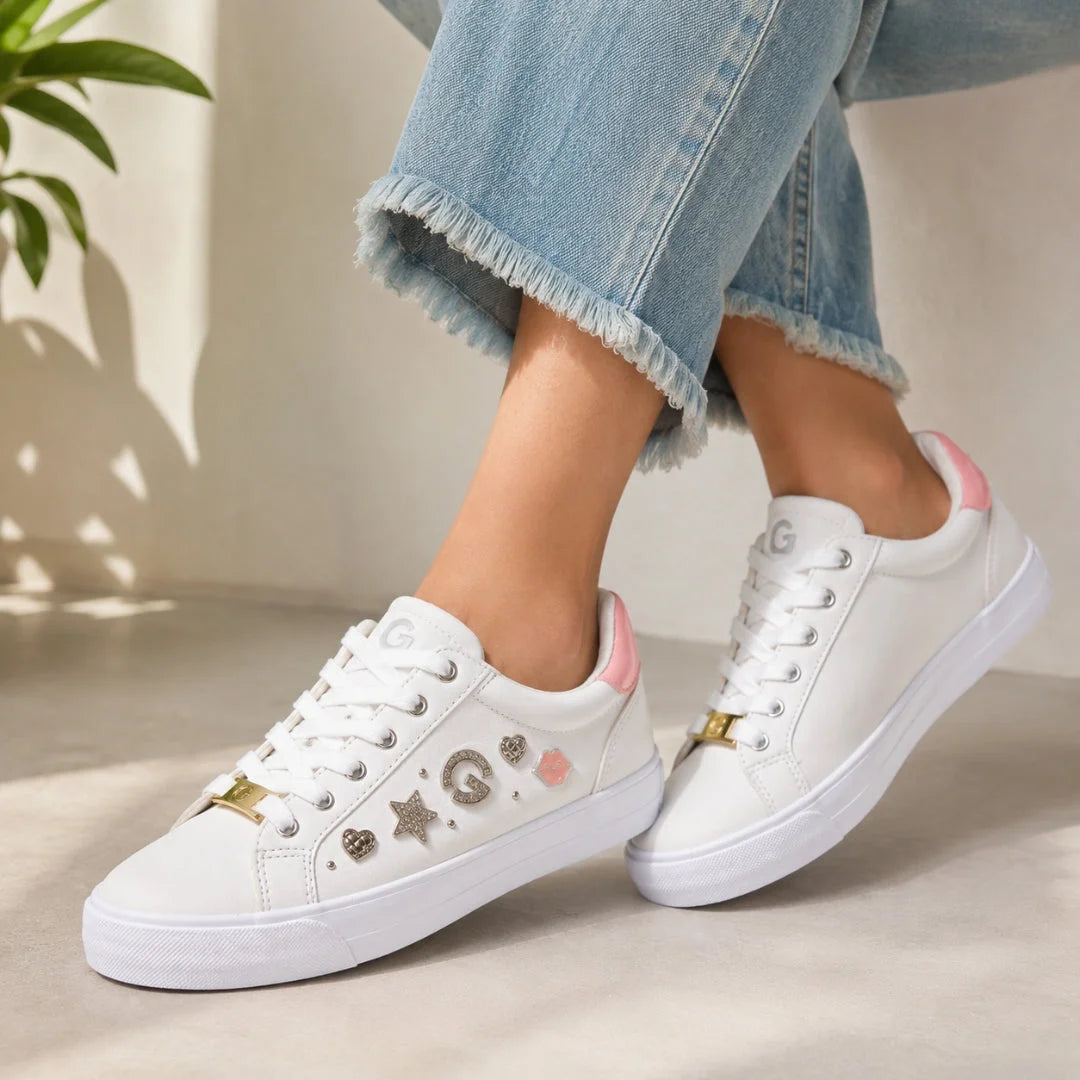 GBG Los Angeles OGARDEN Sneakers Women - WHTPINK