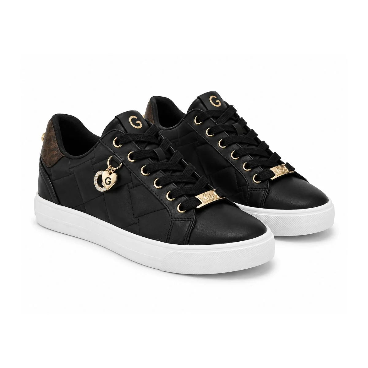 GBG Los Angeles OXFUR-R Sneakers Women - BLKBRN - Black-Brown / 36