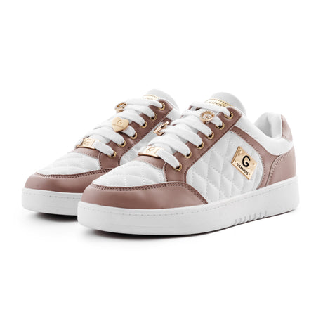 GBG Los Angeles PREPP Women’s Tennis Shoes - WHTBEG - White/Beige / 38.5