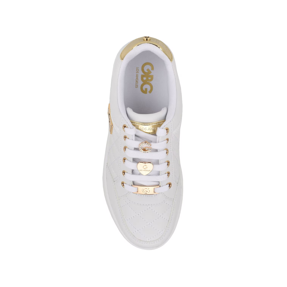 GBG Los Angeles PREPP Women’s Tennis Shoes - WHTGLD