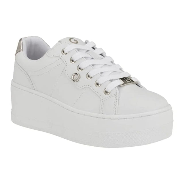 GBG Los Angeles Rendee Sneakers Women - WHTSLV - White/ Sliver / 38.5