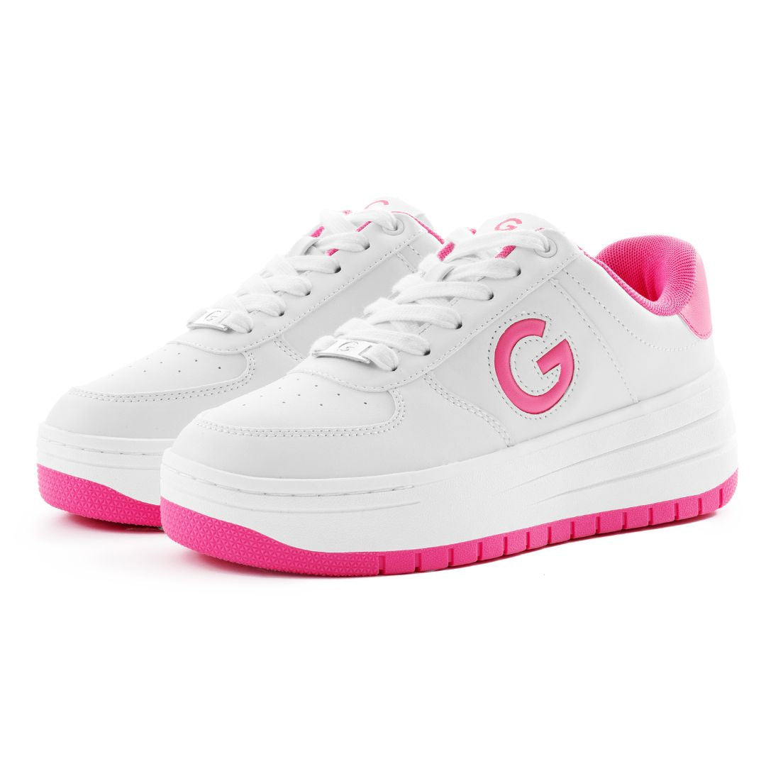 GBG Los Angeles Tilson Sneakers Women - WHTPNK