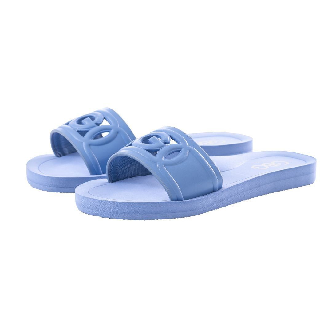GBG Los Angeles Treabar Slide Women - BLU - Blue / 35