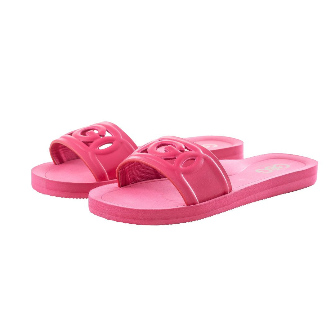 GBG Los Angeles Treabar Slide Women - PNK - Pink / 35