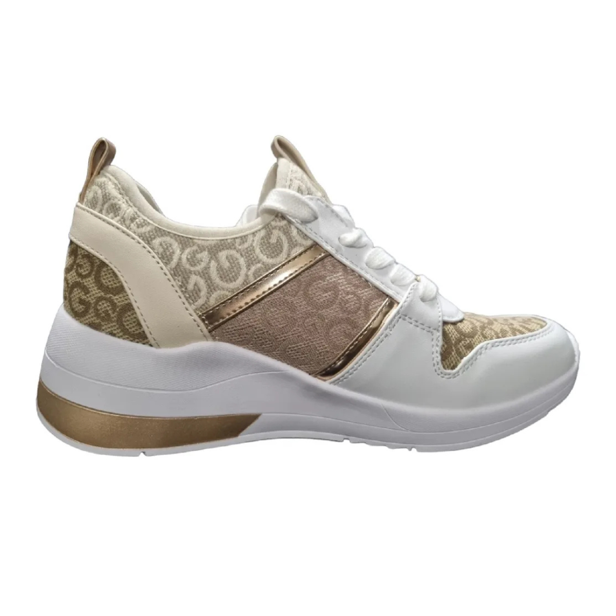 GBG Los Angeles Vercent2-C Sneaker- GLD BEG - Beige Gold