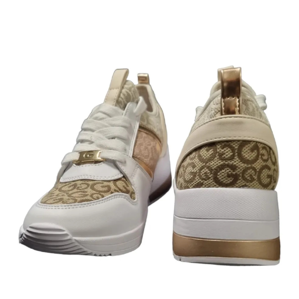GBG Los Angeles Vercent2-C Sneaker- GLD BEG - Beige Gold
