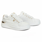GBG Los Angeles Wendie Sneakers Women - WHTGLD