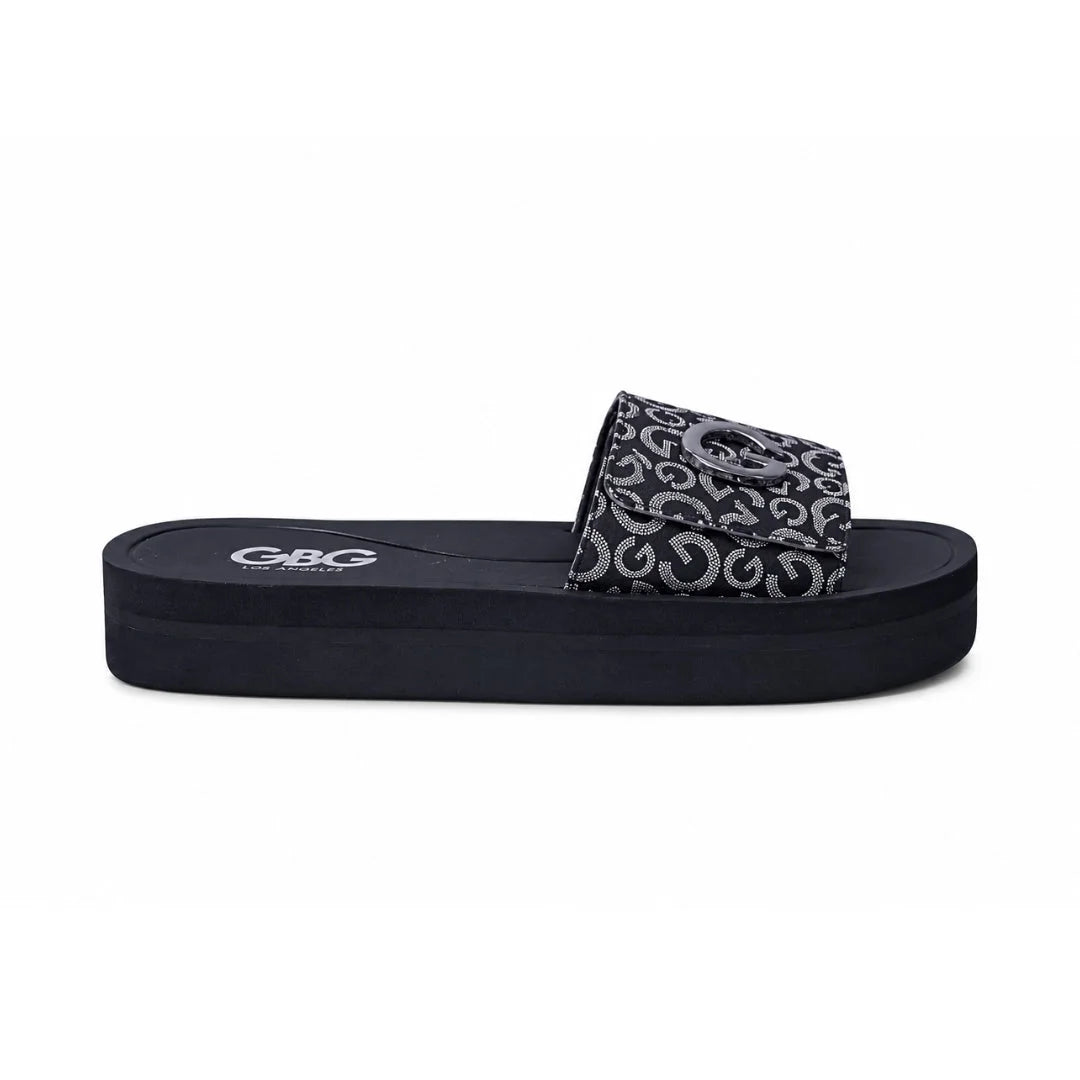 GBG Los Angeles Zia Platform Sandals Women - BLK - Black / 35
