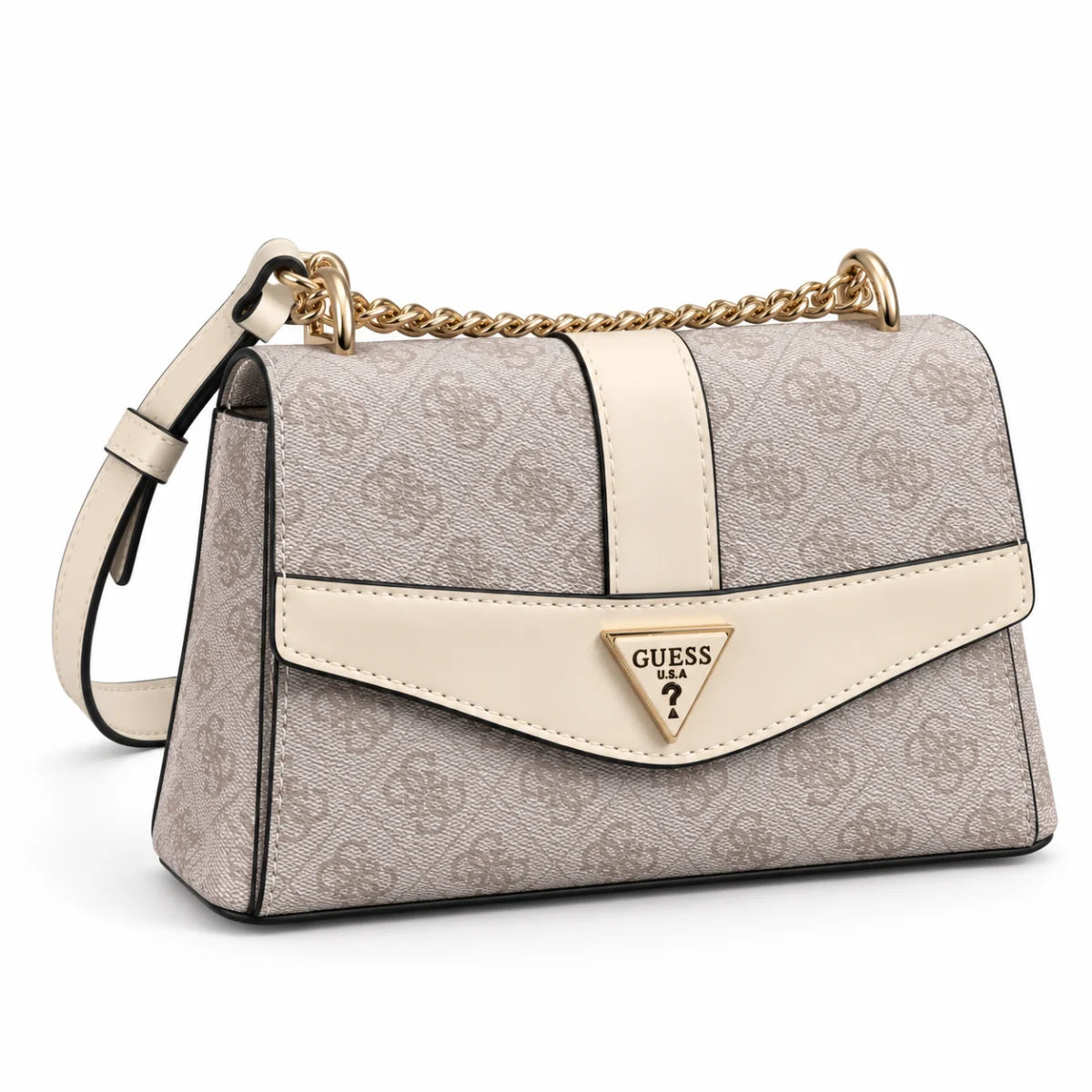 GUEES Dorys Convertible Xbody Flap Bag - SLV - Silver