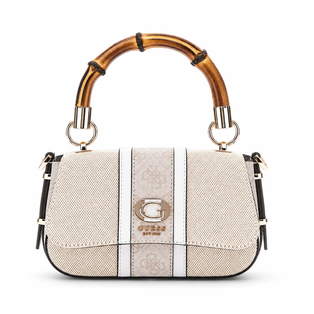 GUEES Kerima 4G Logo Mini Handbag Bag - BGE - Beige