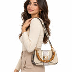 GUEES Kerima 4G Logo Mini Handbag Bag - BGE - Beige