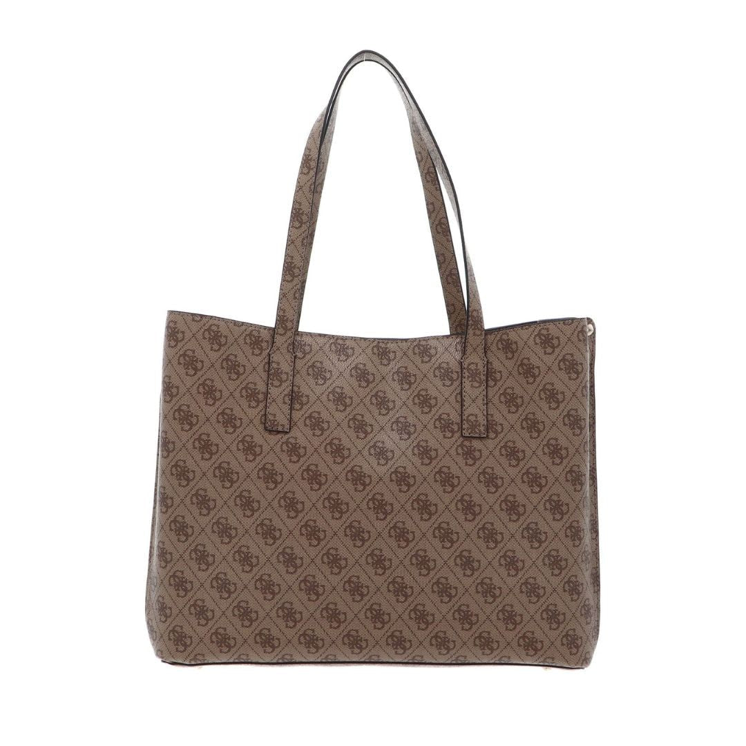 GUEES Meridian Monogram Girlfriend Tote Bag - BEG - Beige