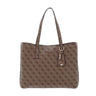 GUEES Meridian Monogram Girlfriend Tote Bag - BEG - Beige