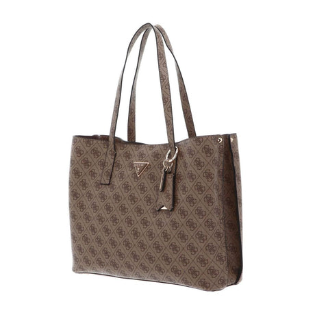 GUEES Meridian Monogram Girlfriend Tote Bag - BEG - Beige