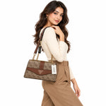 GUEES Noreen 4G Logo Crossbody Bag - BGE - Beige