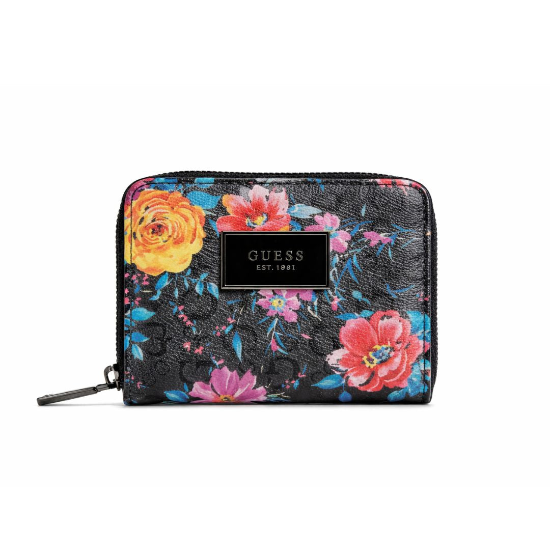 Guess Abree Faux-Saffiano Zip-Around Wallet - C2