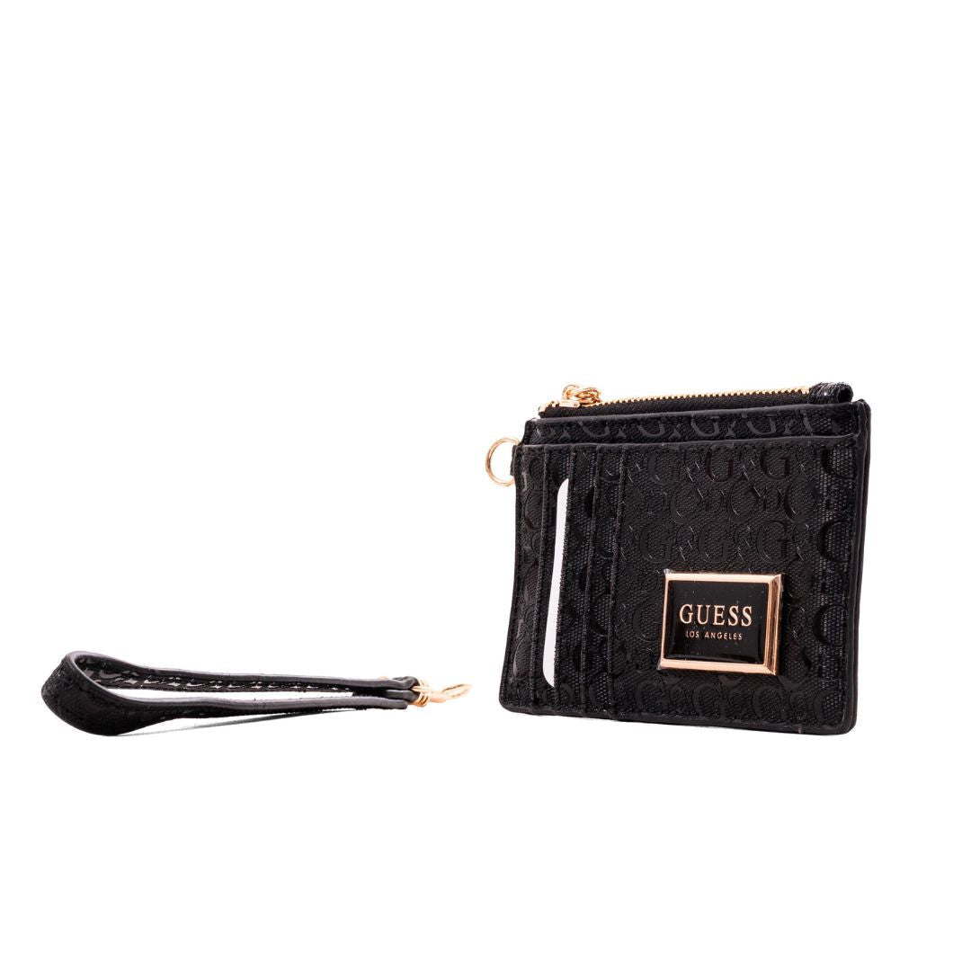Guess Abree G Logo Card Case Wristlet