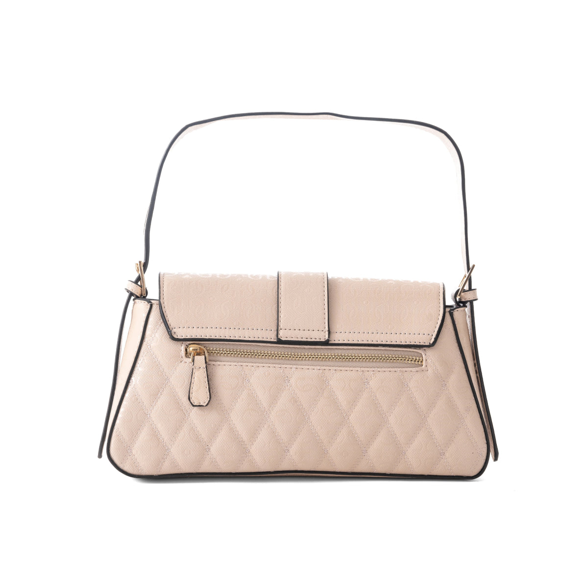 GUESS ADI FLAP SHOULDER BAG-BEG - Beige