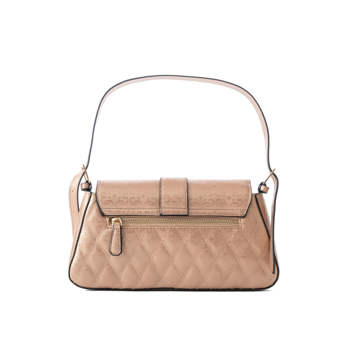 GUESS ADI FLAP SHOULDER BAG-Bronze - Bronze