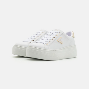 GUESS Amera Trainers Sneakers - WHTGLD