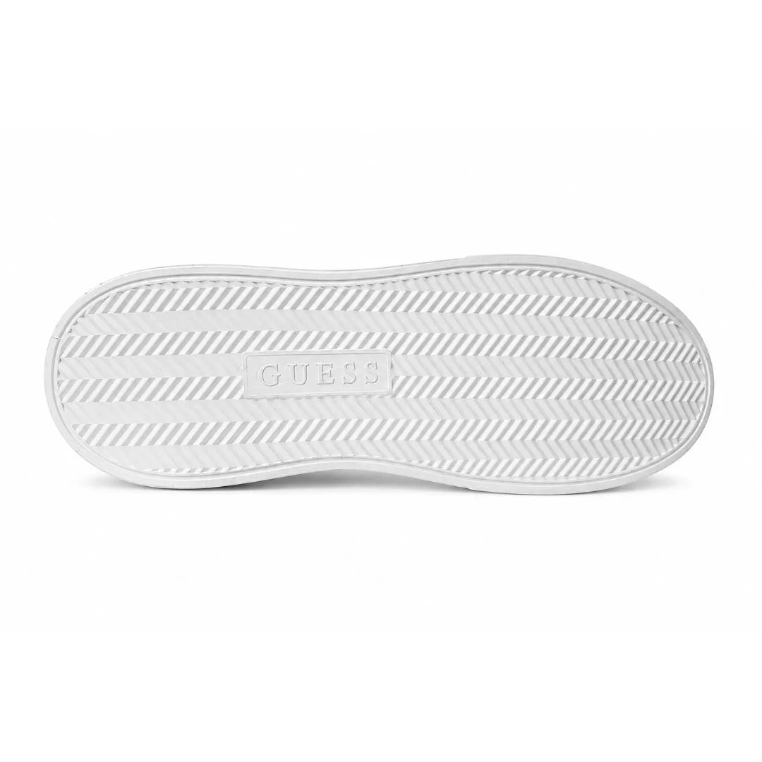 GUESS Amera Trainers Sneakers - WHTGLD
