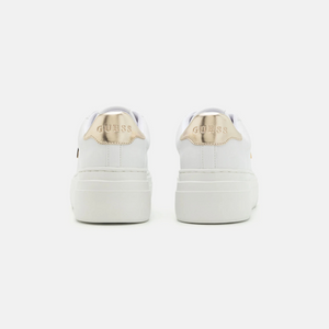 GUESS Amera Trainers Sneakers - WHTGLD
