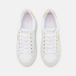 GUESS Amera Trainers Sneakers - WHTGLD