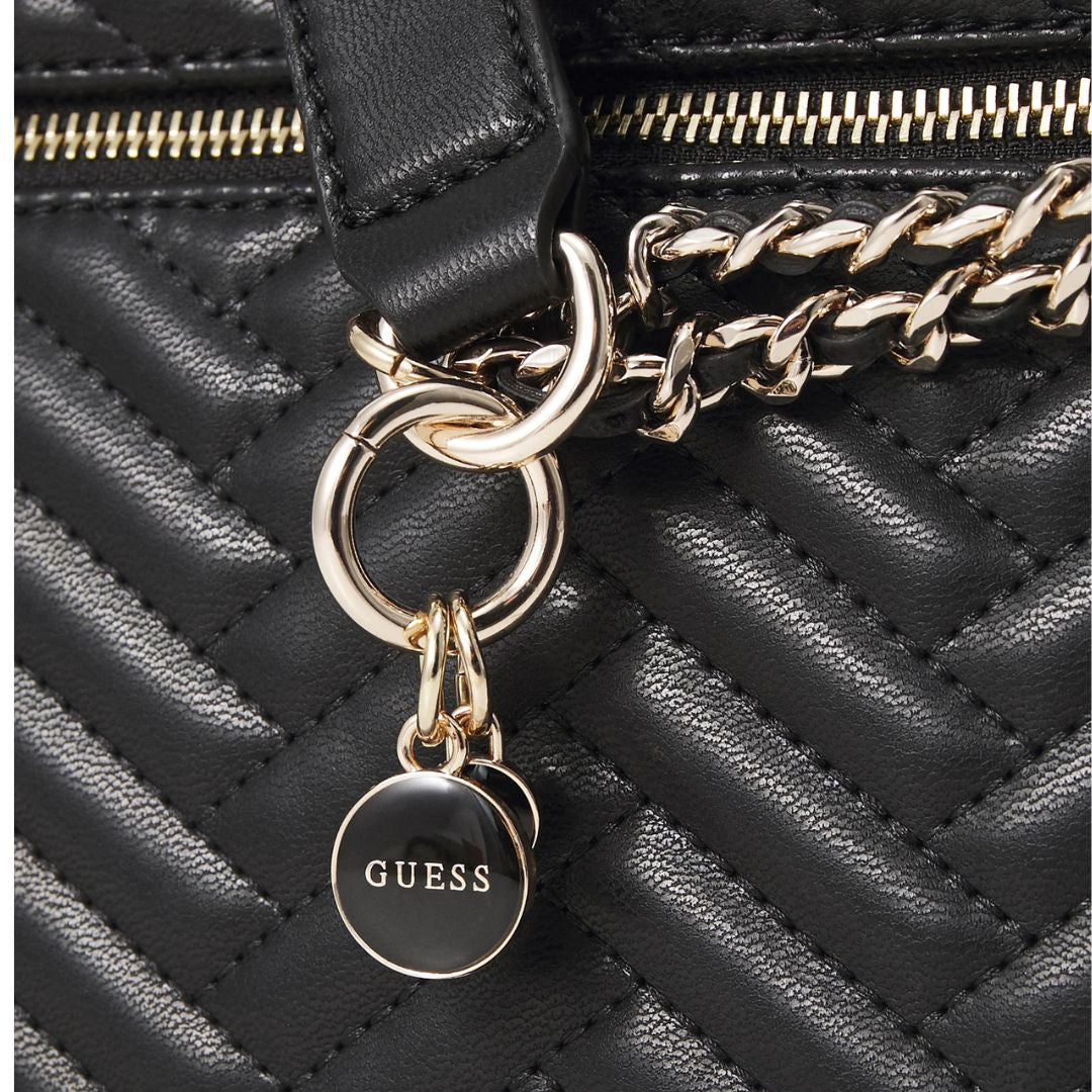 GUESS Anning Quilted Shopper Bag Women - BLK - Black