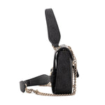 GUESS Arlena Logo Convertible Crossbody Flap Bag - GRY - Gray