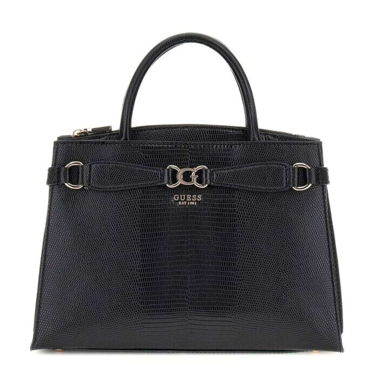 GUESS Arlena python-print handbag Women - BLK - Black