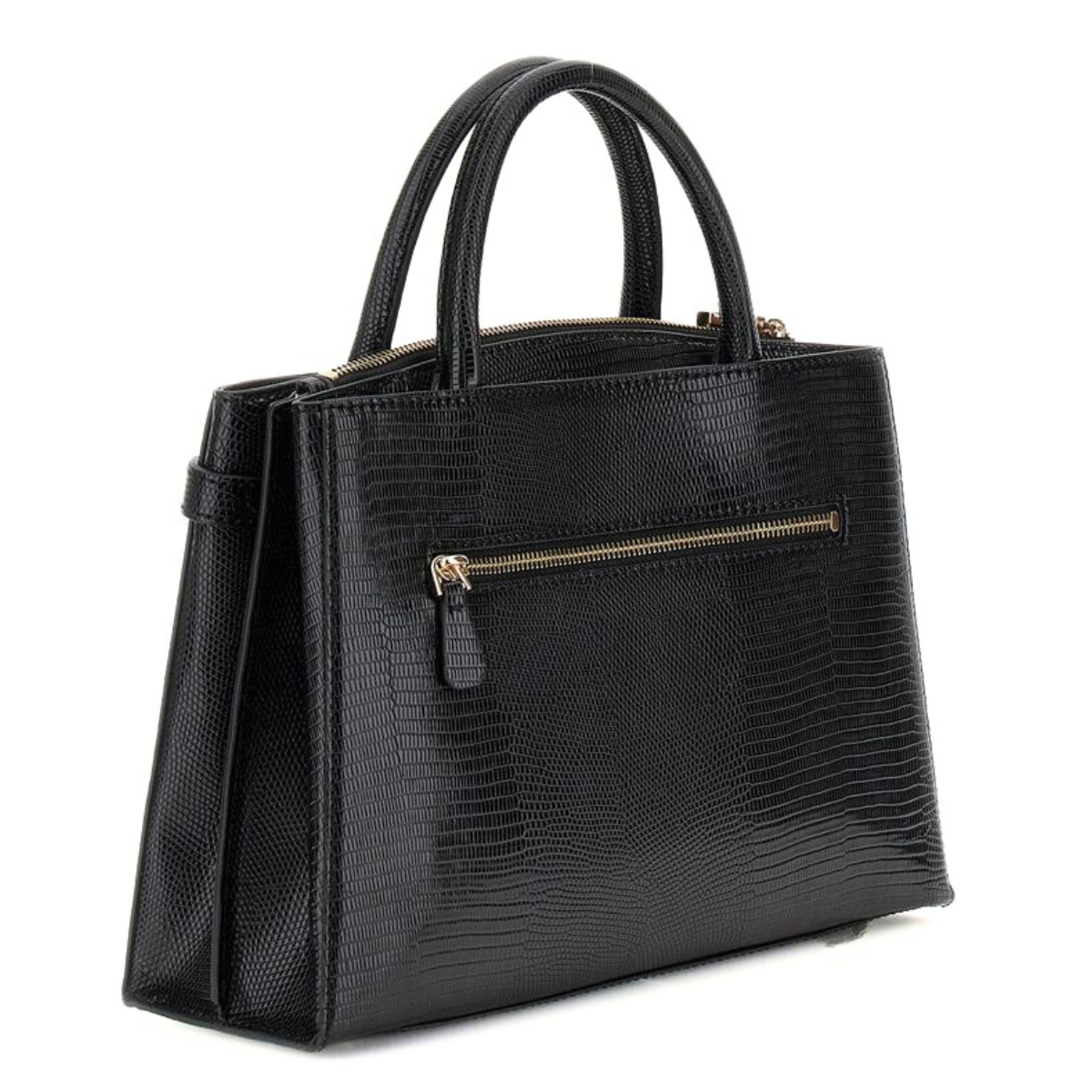 GUESS Arlena python-print handbag Women - BLK - Black