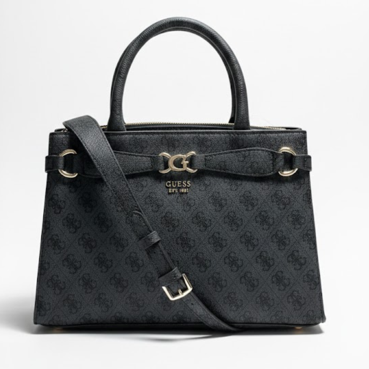 GUESS GUESS Arlena python-print handbag Women - COL - Coal