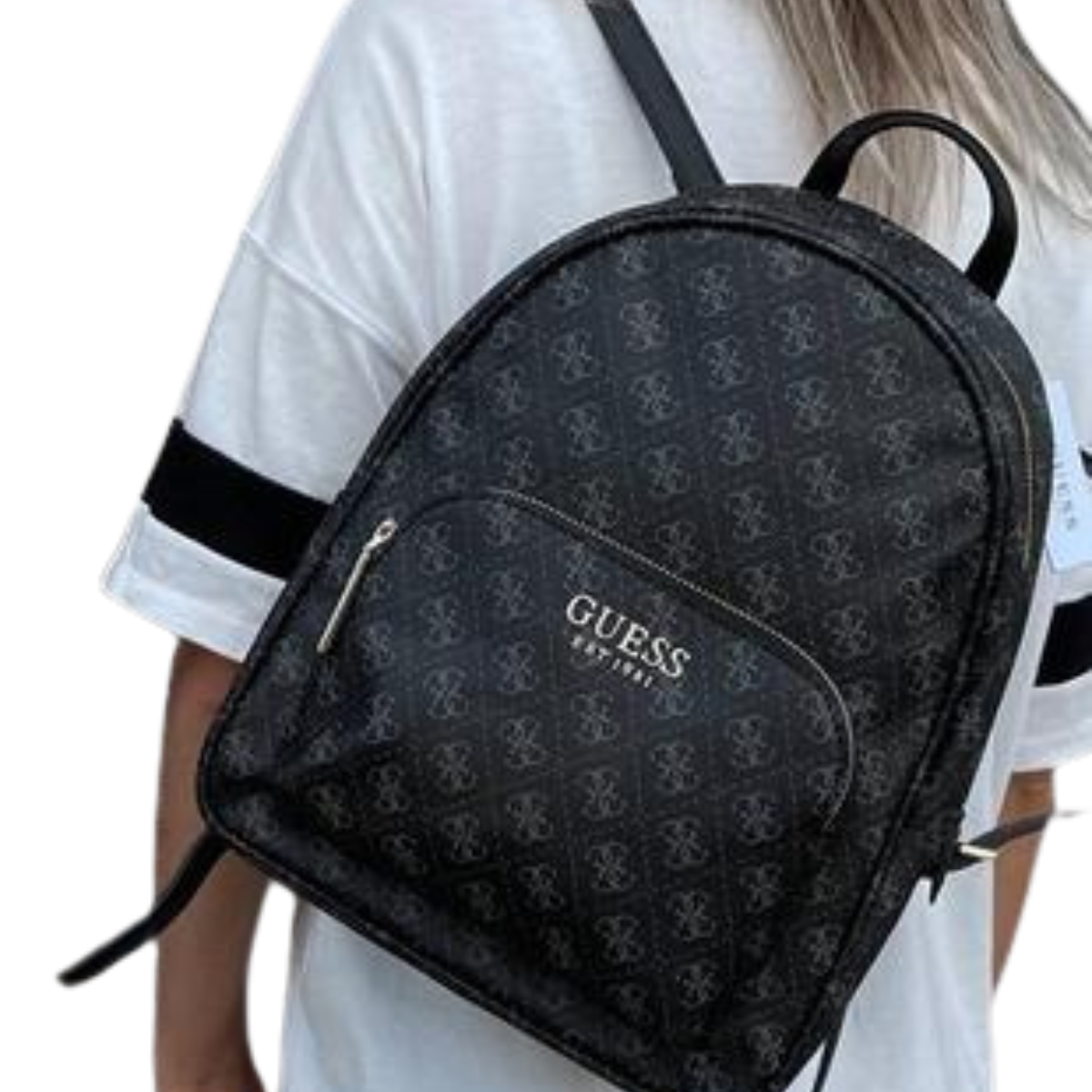Guess Backpack 4g Logo - COL - Coal
