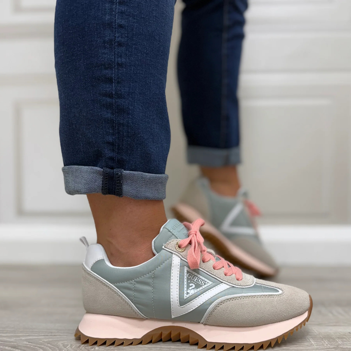 GUESS BAIL Sneaker Women-GRNBEG