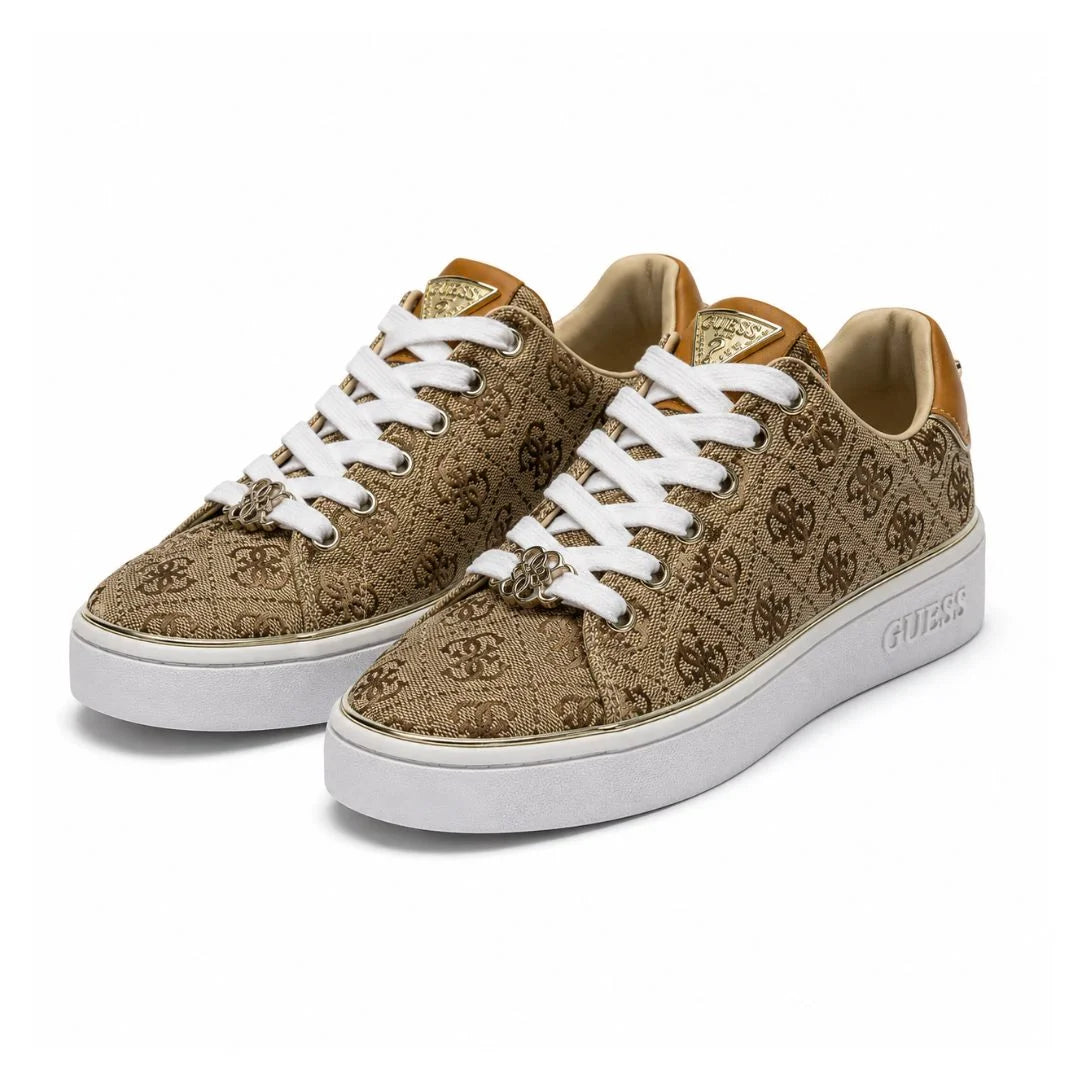 GUESS Beary Low-Top Sneakers Women - BRN