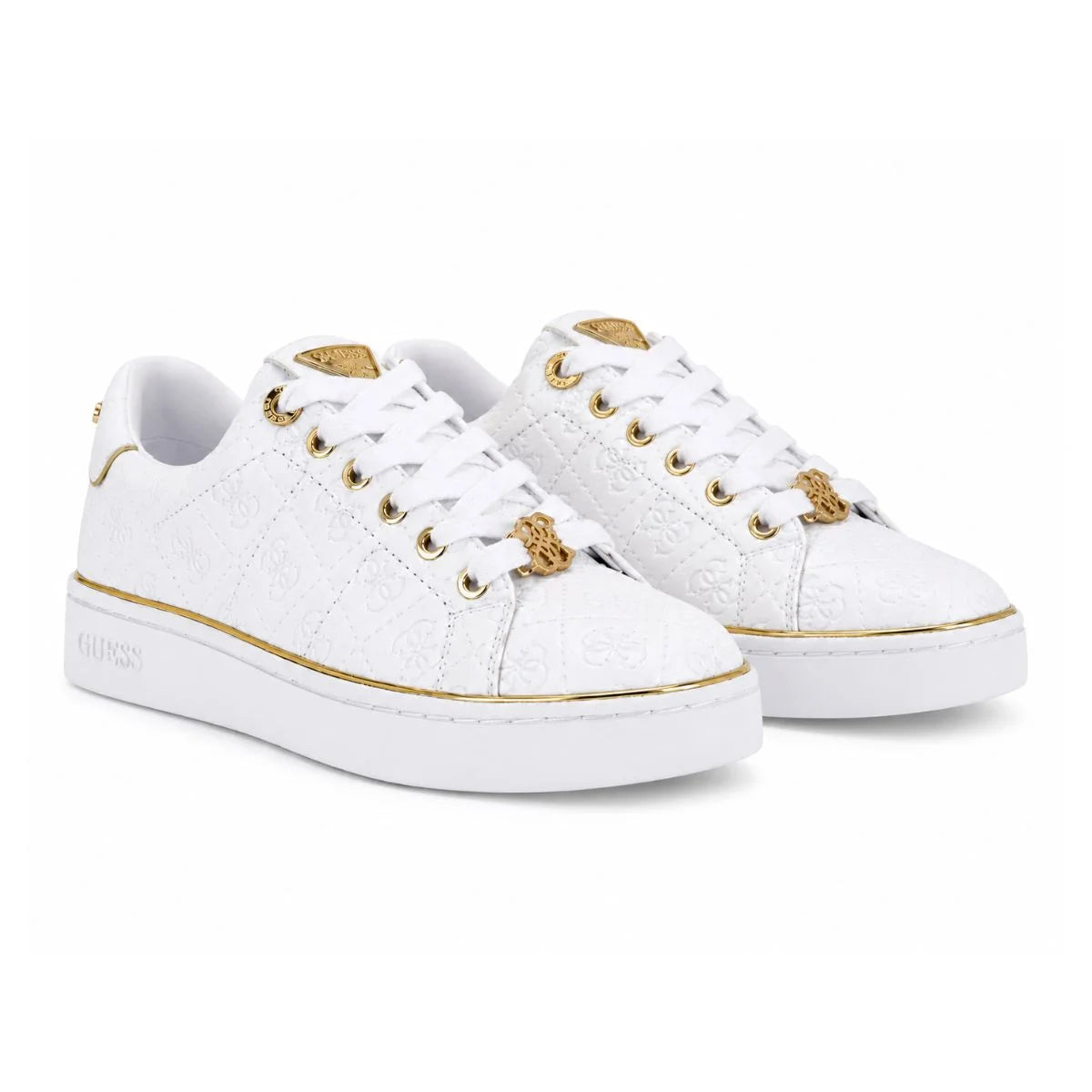 GUESS Beary Low-Top Sneakers Women - WHT - White / 35