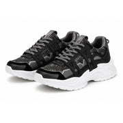 GUESS Belluno Paneled Sneakers Men - BLKGRY - Black / 39