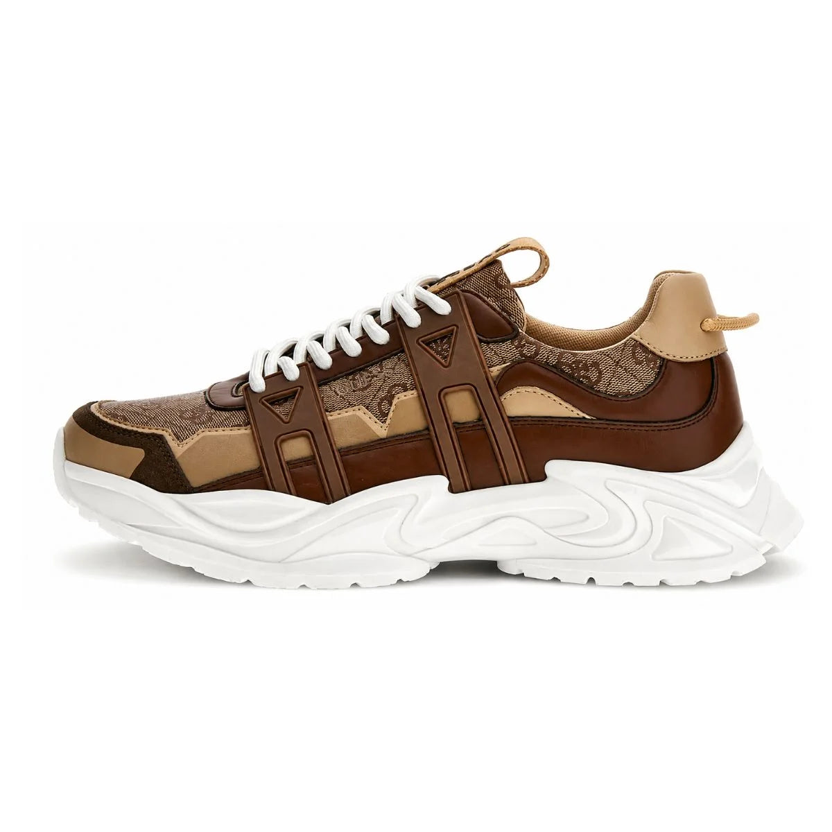 GUESS Belluno Paneled Sneakers Men - TAN