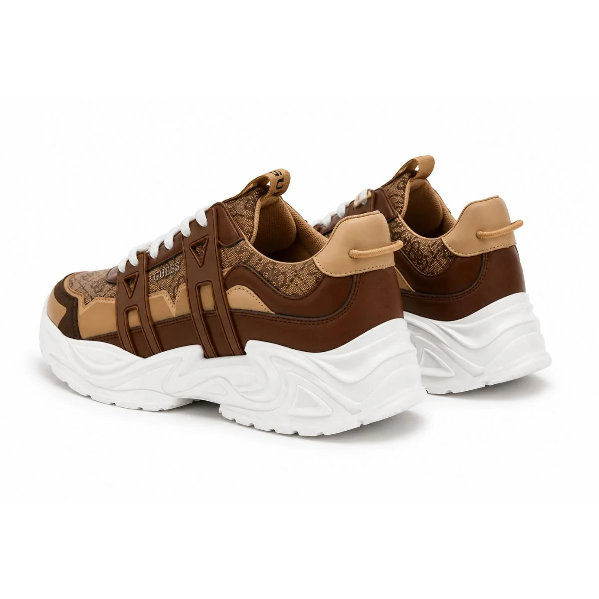GUESS Belluno Paneled Sneakers Men - TAN