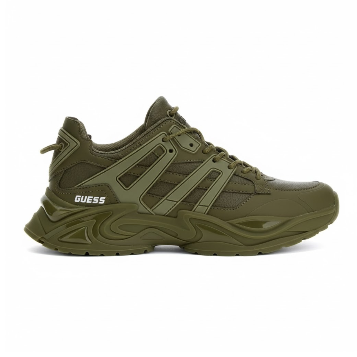Guess BELLUNO Sneakers Men - OLV - Olive / 46