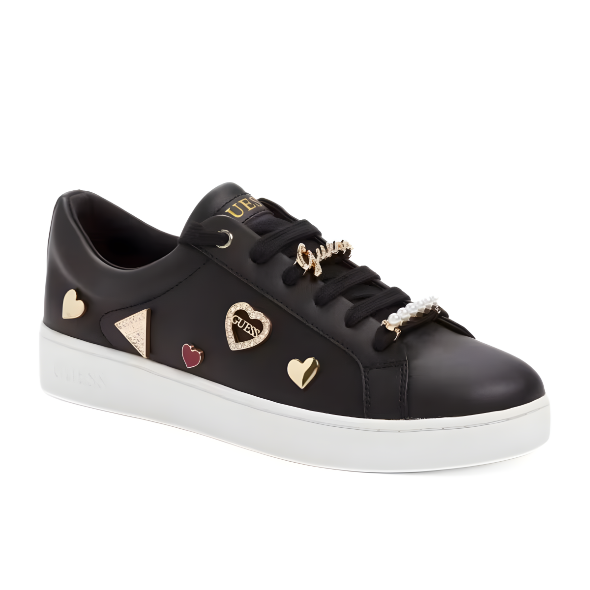 GUESS Breaks Sneakers Women - BLK - Black / 35.5