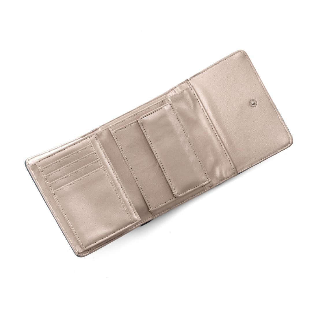 Guess Brightside Denim Zip-Around Wallet - Denim