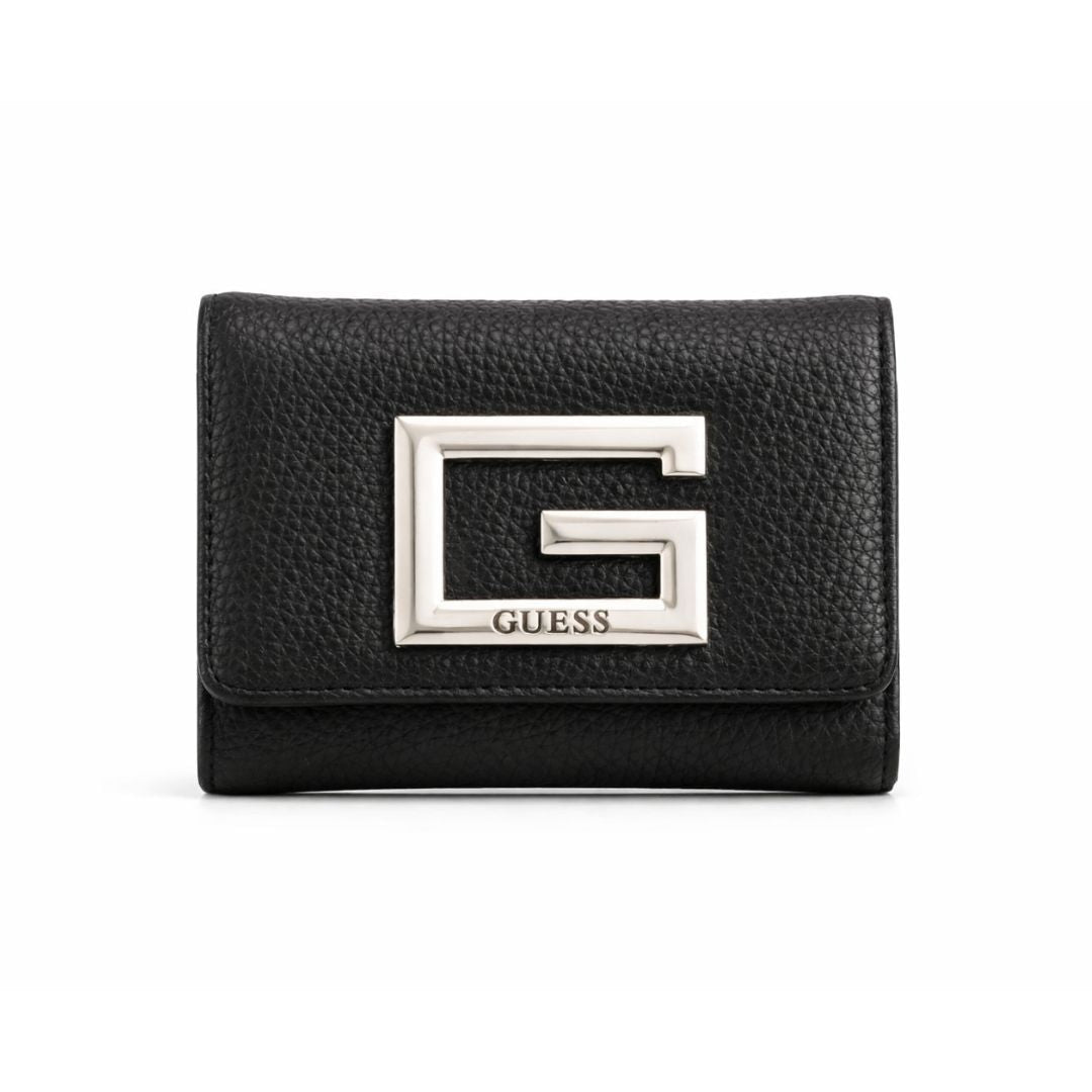 GUESS Brightside Trifold Wallet - Black